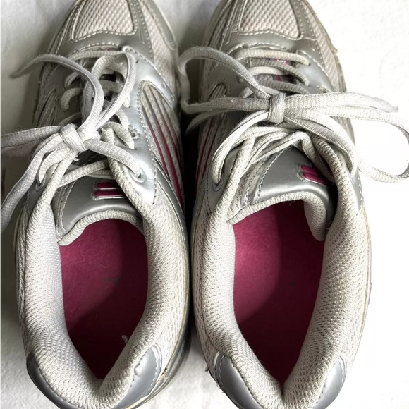 FILA Walk-N-Sculpt Rocker Shoes Sz. 7M US, Silver/Pink, Leather/Mesh, Walking - Picture 5 of 12